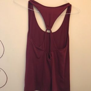 Burgundy Racerback Tank